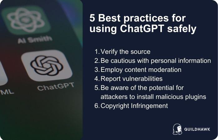 5 Best practices for using ChatGPT safely