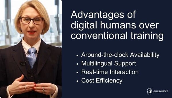 Advantages of digital humans