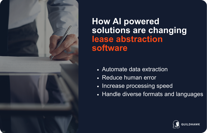 How AI powered solutions are changing lease abstraction software