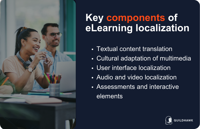 Key components of eLearning localization